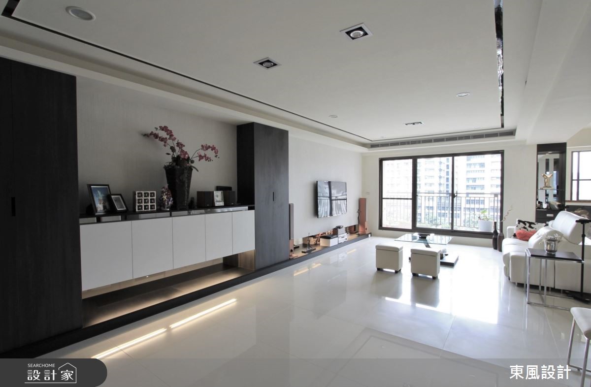 40坪中古屋(5~15年)＿現代風客廳案例圖片＿東風室內設計＿東風_11之5