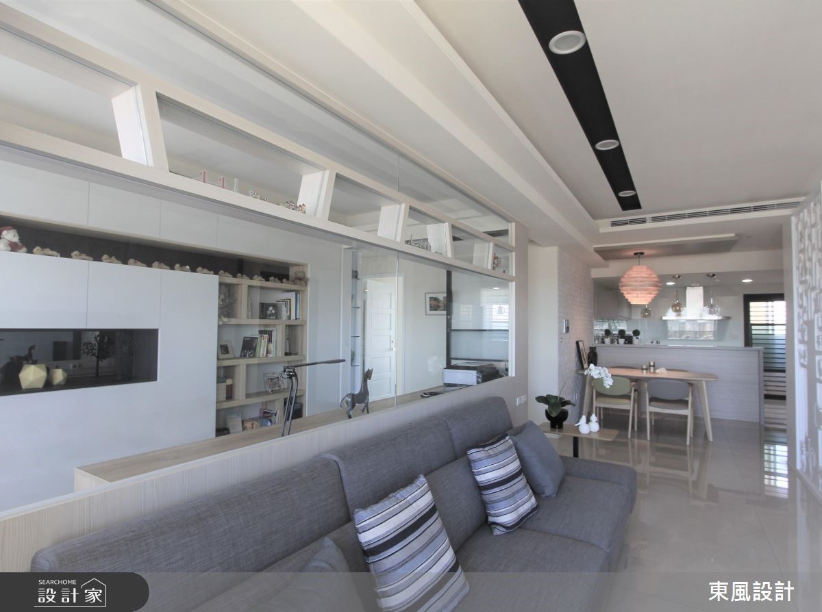 50坪新成屋(5年以下)＿現代風客廳案例圖片＿東風室內設計＿東風_12_新竹之5