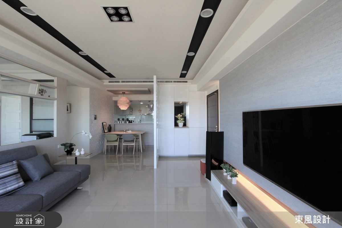 50坪新成屋(5年以下)＿現代風客廳案例圖片＿東風室內設計＿東風_12_新竹之4