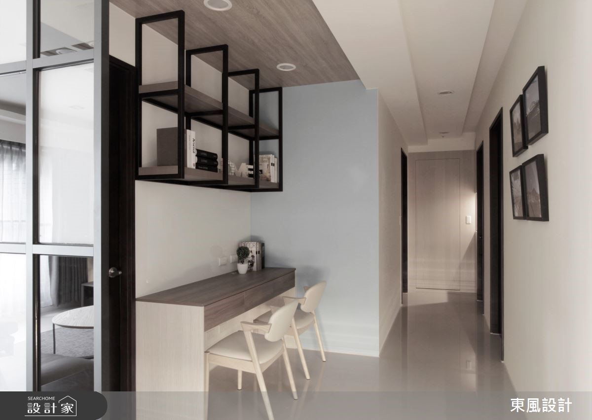 35坪新成屋(5年以下)＿現代風書房案例圖片＿東風室內設計＿東風_14之7