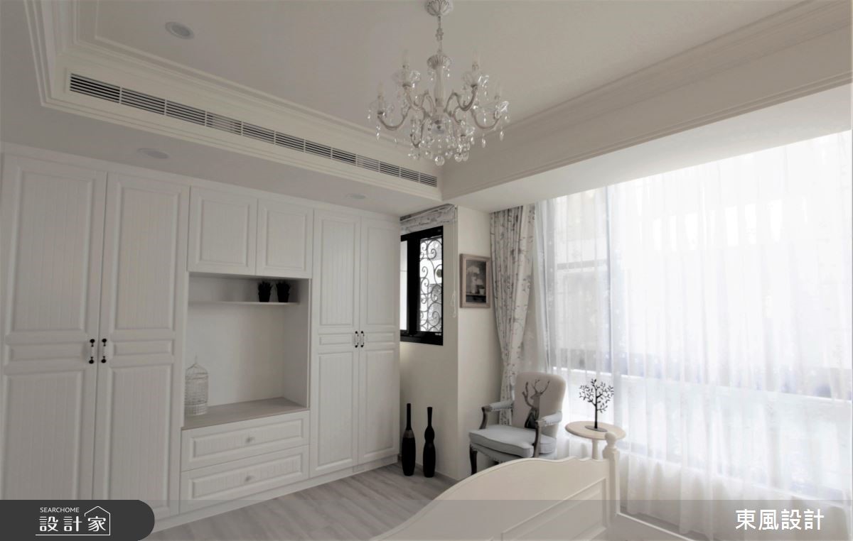 80坪新成屋(5年以下)＿鄉村風臥室案例圖片＿東風室內設計＿東風_09_新竹之11