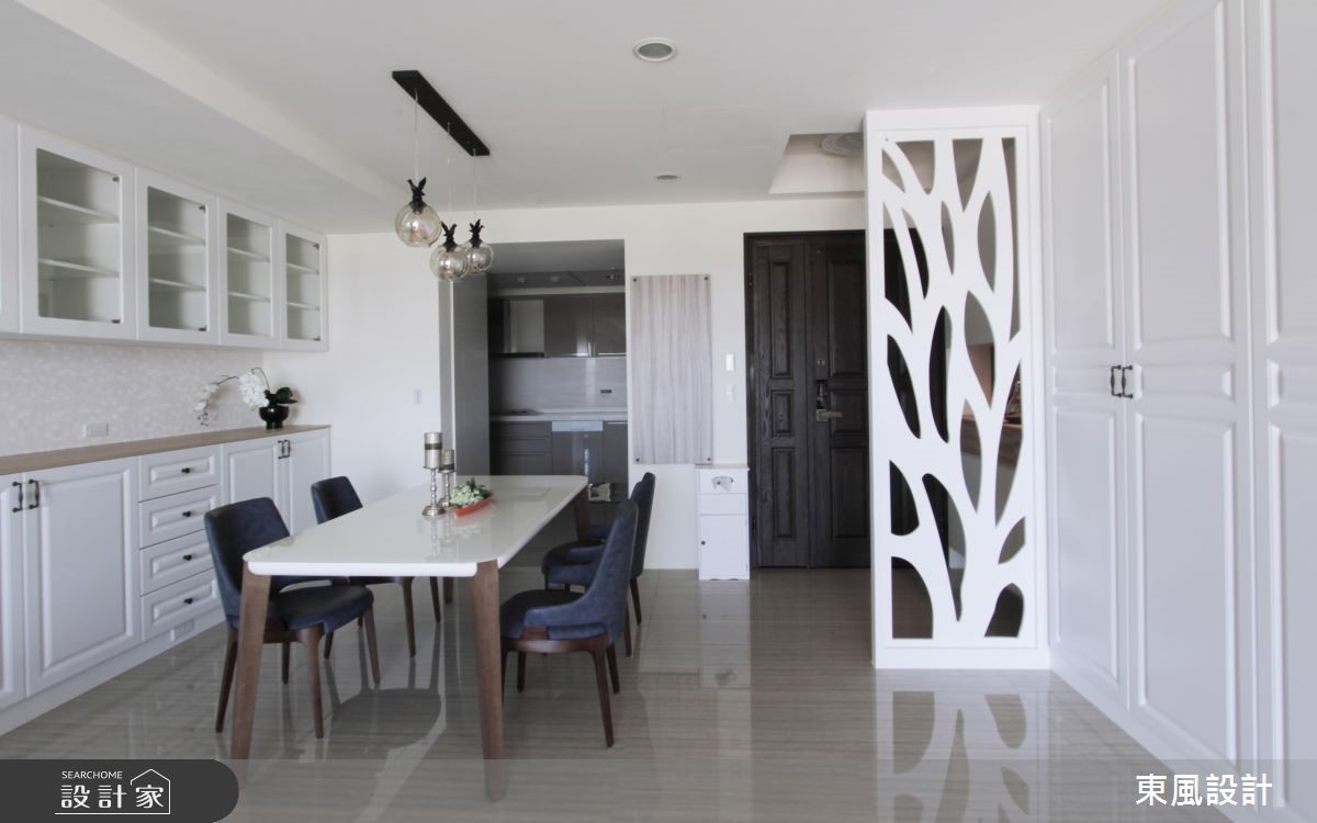 35坪新成屋(5年以下)＿美式風餐廳案例圖片＿東風室內設計＿東風_17_新竹之8