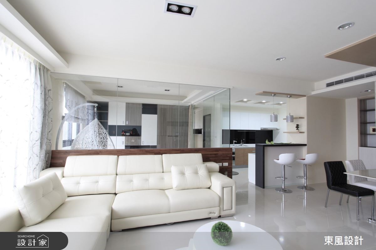 45坪新成屋(5年以下)＿北歐風客廳案例圖片＿東風室內設計＿東風_18-新竹之4