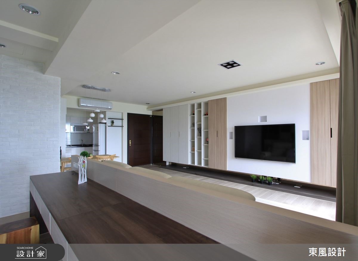 40坪新成屋(5年以下)＿北歐風客廳書房案例圖片＿東風室內設計＿東風_19-新竹之6