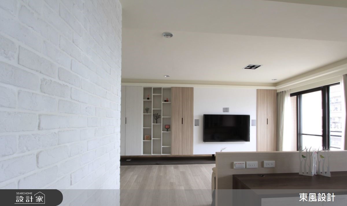 40坪新成屋(5年以下)＿北歐風客廳案例圖片＿東風室內設計＿東風_19-新竹之2