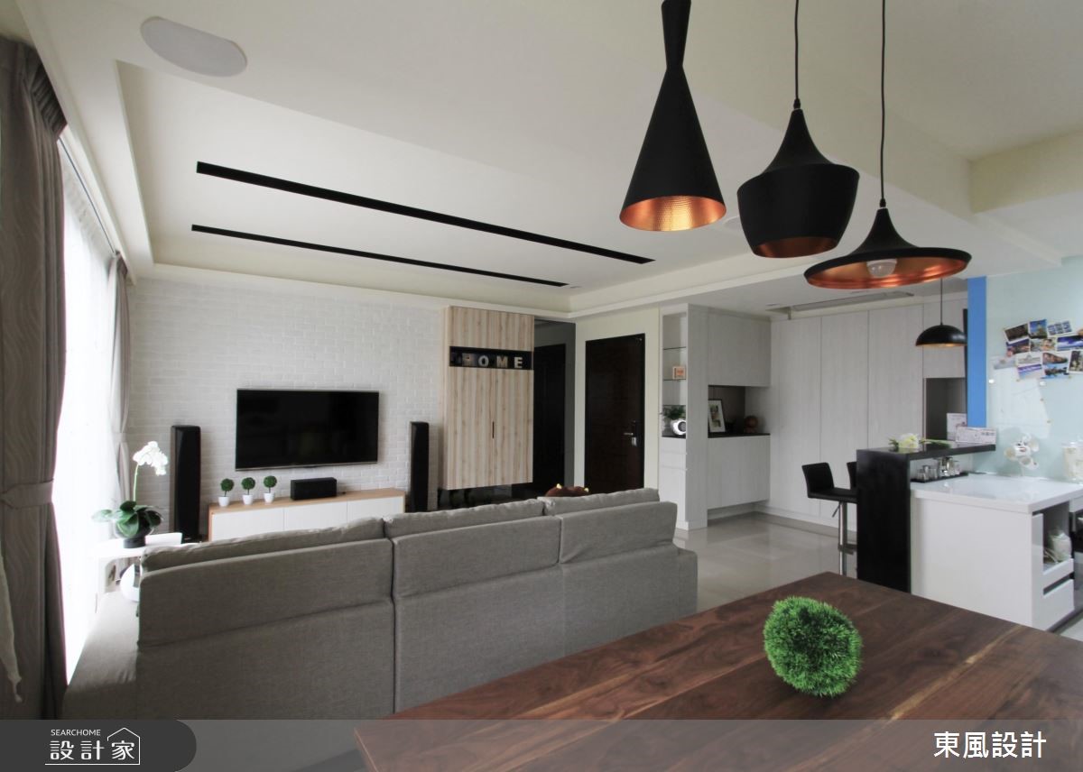 40坪新成屋(5年以下)＿北歐風客廳餐廳案例圖片＿東風室內設計＿東風_20之10