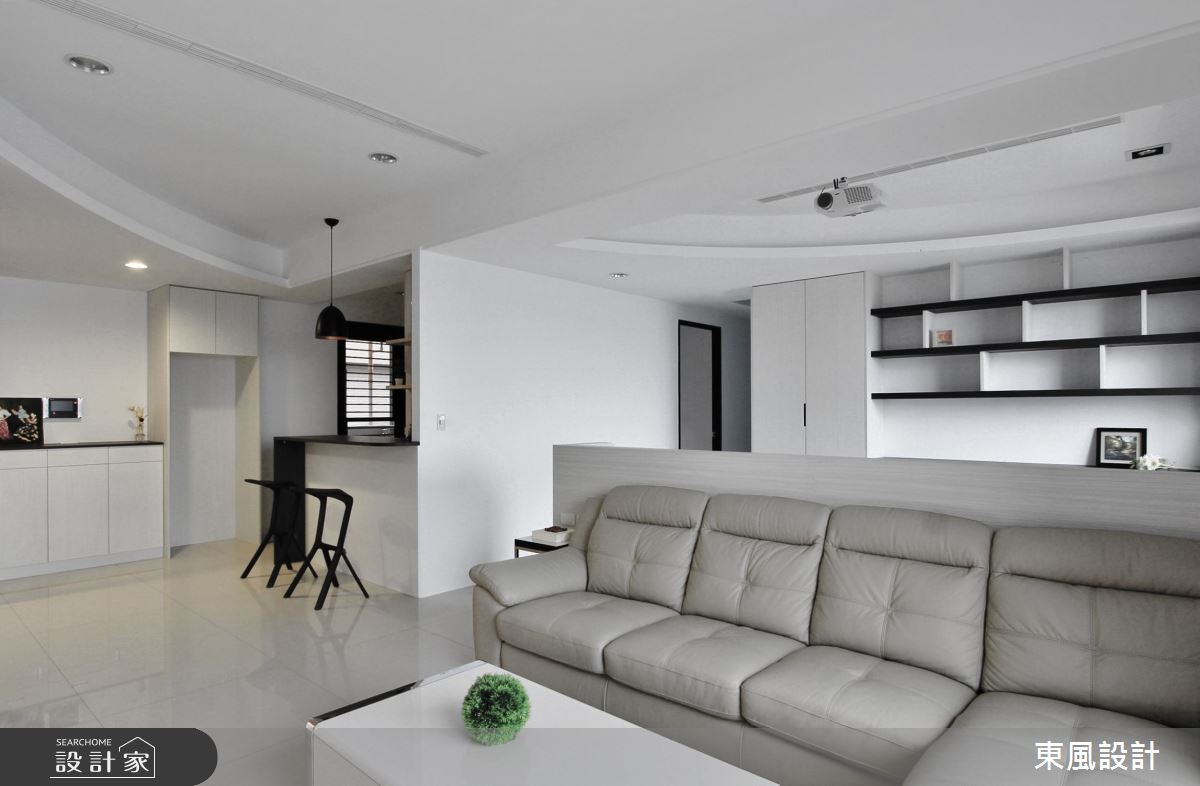 40坪新成屋(5年以下)＿現代風客廳案例圖片＿東風室內設計＿東風_21之6