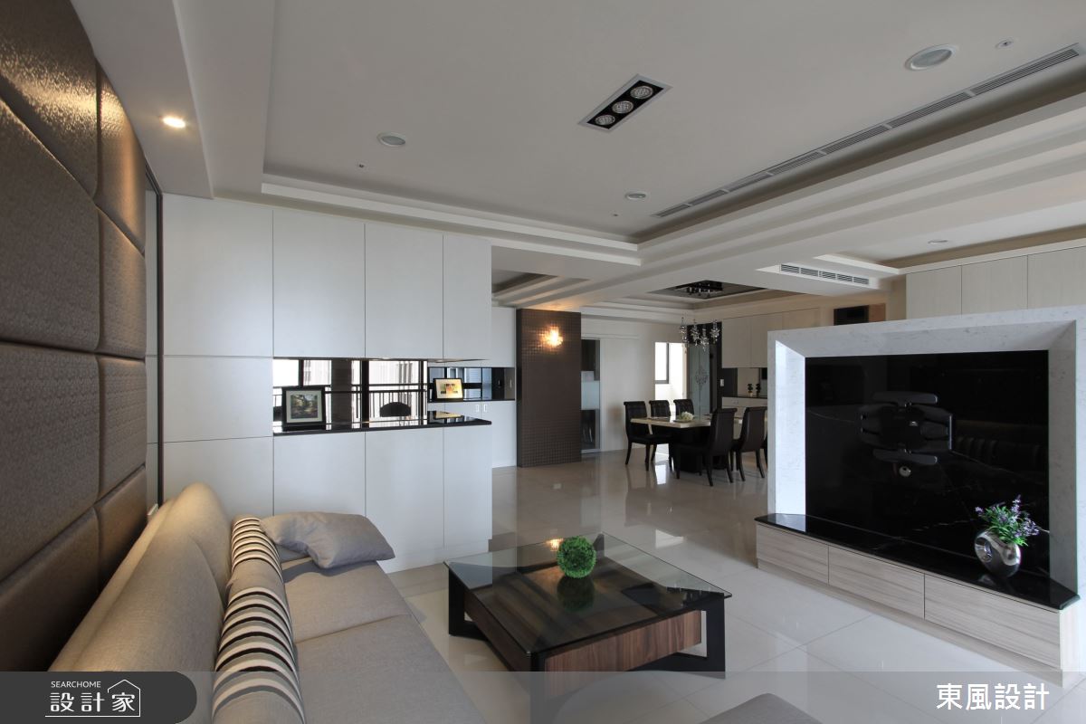 35坪新成屋(5年以下)＿奢華風客廳案例圖片＿東風室內設計＿東風_22之3
