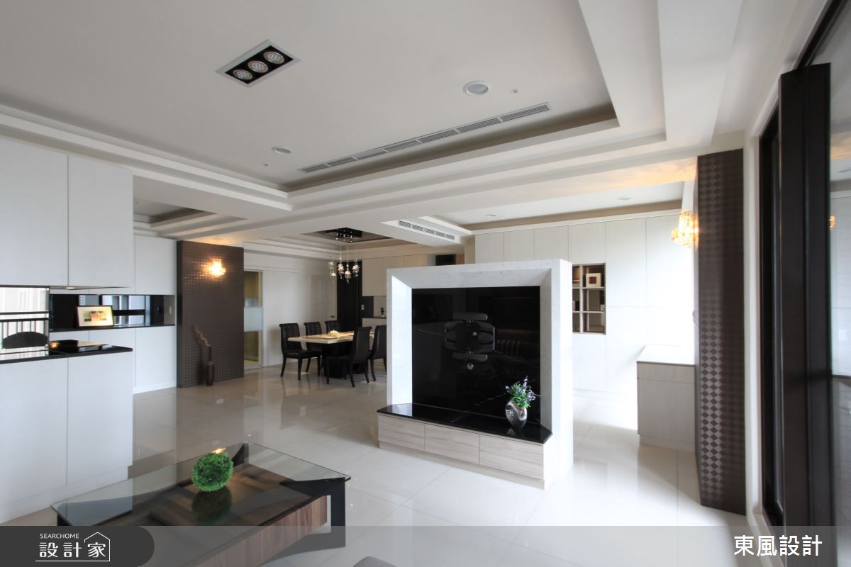 35坪新成屋(5年以下)＿奢華風客廳案例圖片＿東風室內設計＿東風_22之4