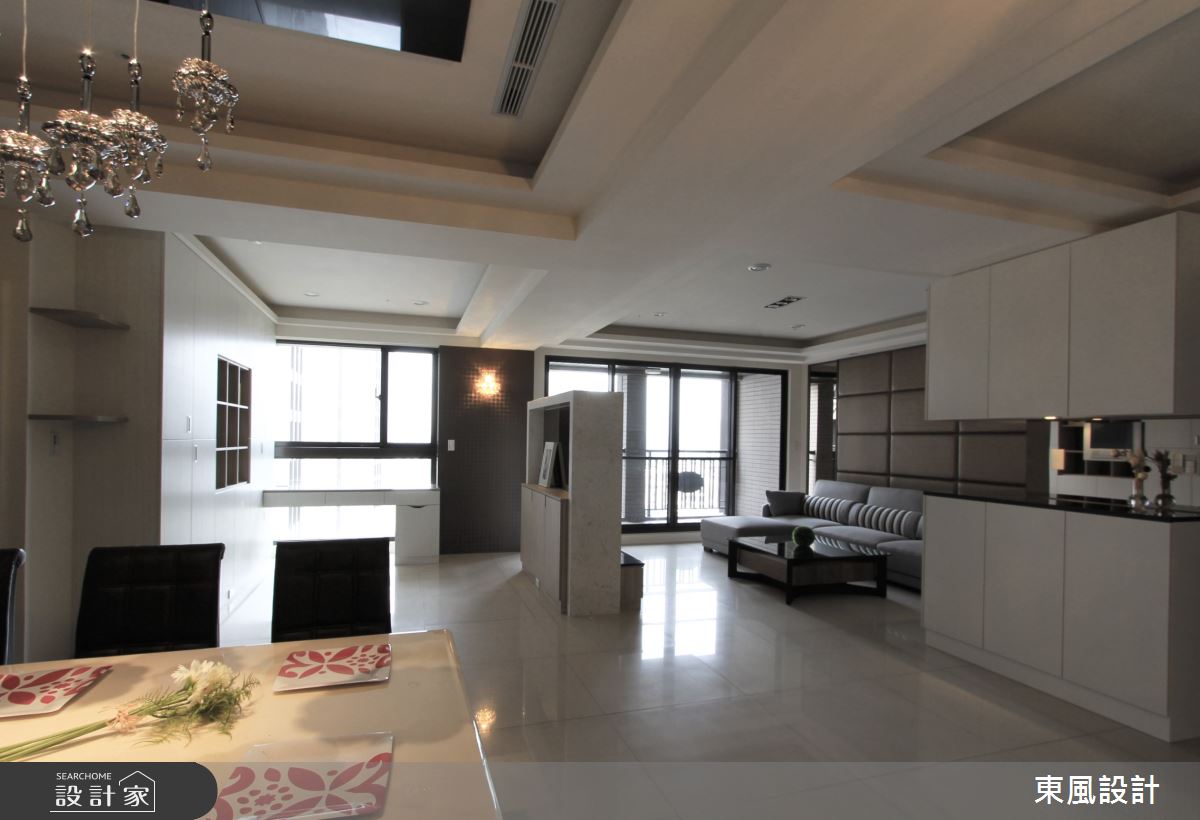 35坪新成屋(5年以下)＿奢華風客廳餐廳案例圖片＿東風室內設計＿東風_22之10