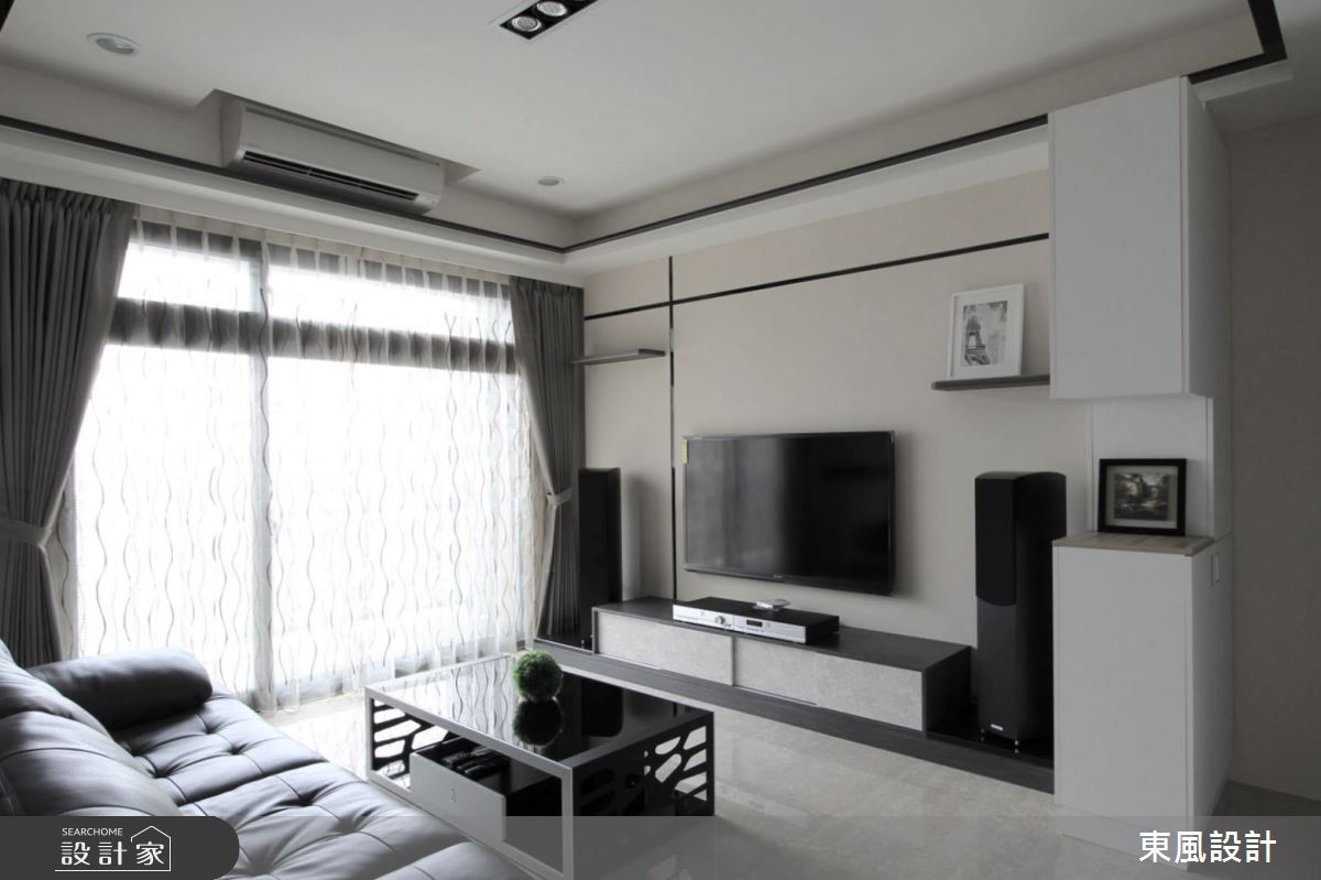 40坪新成屋(5年以下)＿現代風客廳案例圖片＿東風室內設計＿東風_23之2