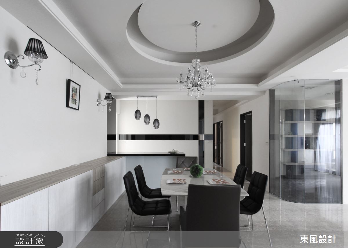 50坪新成屋(5年以下)＿混搭風餐廳案例圖片＿東風室內設計＿東風_24之3