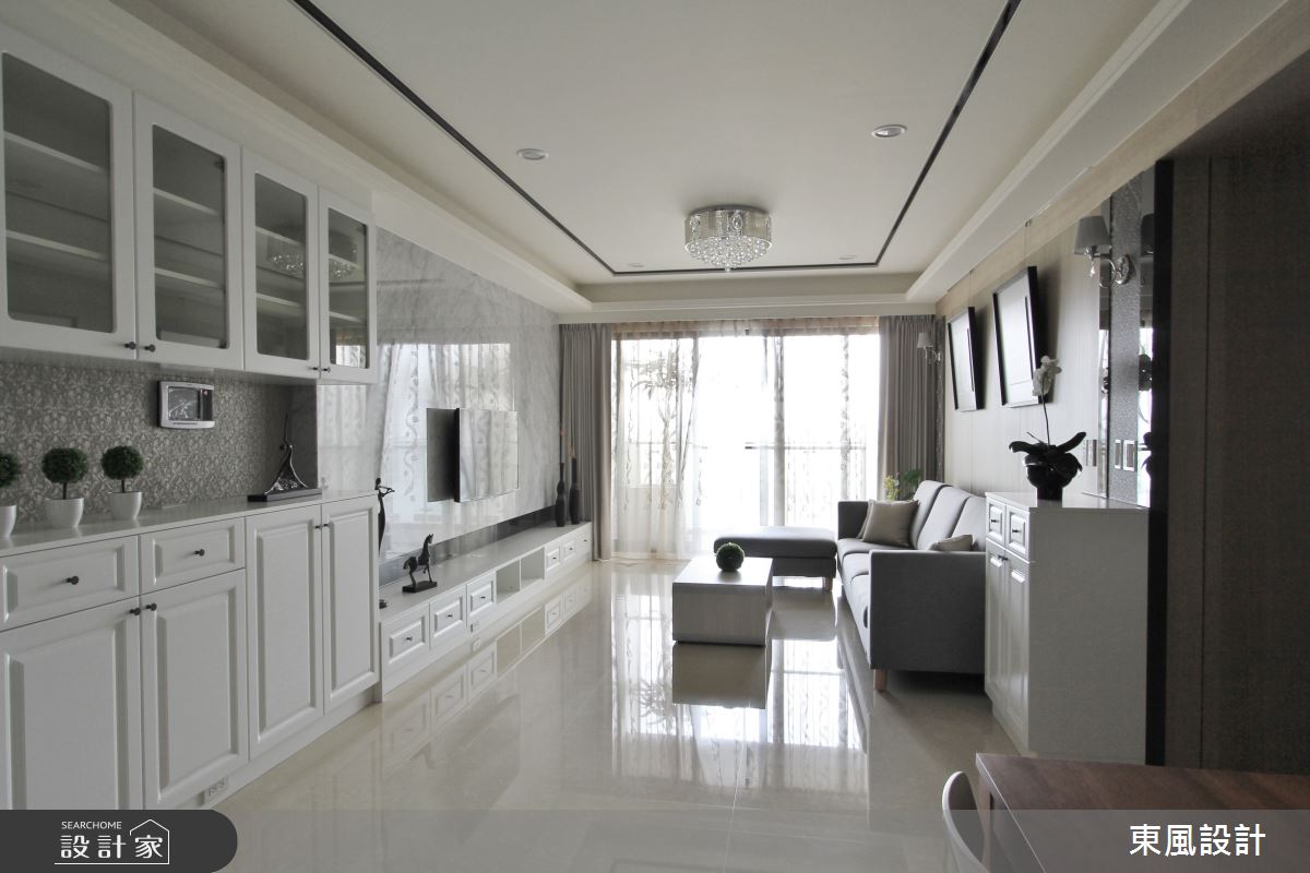 35坪新成屋(5年以下)＿美式風客廳案例圖片＿東風室內設計＿東風_27之3