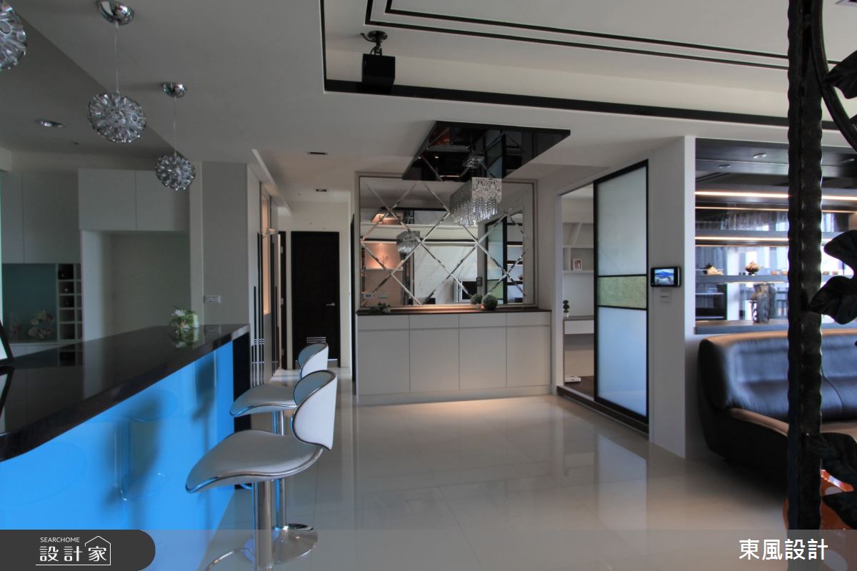 45坪新成屋(5年以下)＿奢華風吧檯案例圖片＿東風室內設計＿東風_30之2