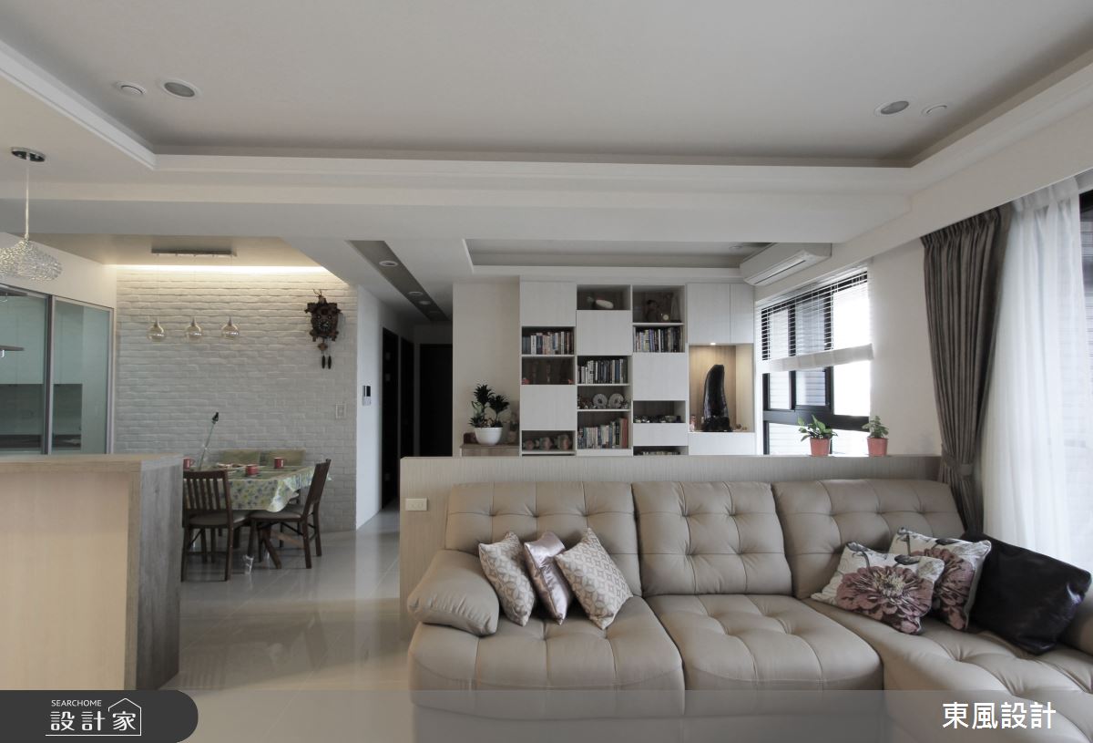 35坪新成屋(5年以下)＿北歐風客廳案例圖片＿東風室內設計＿東風_31之5