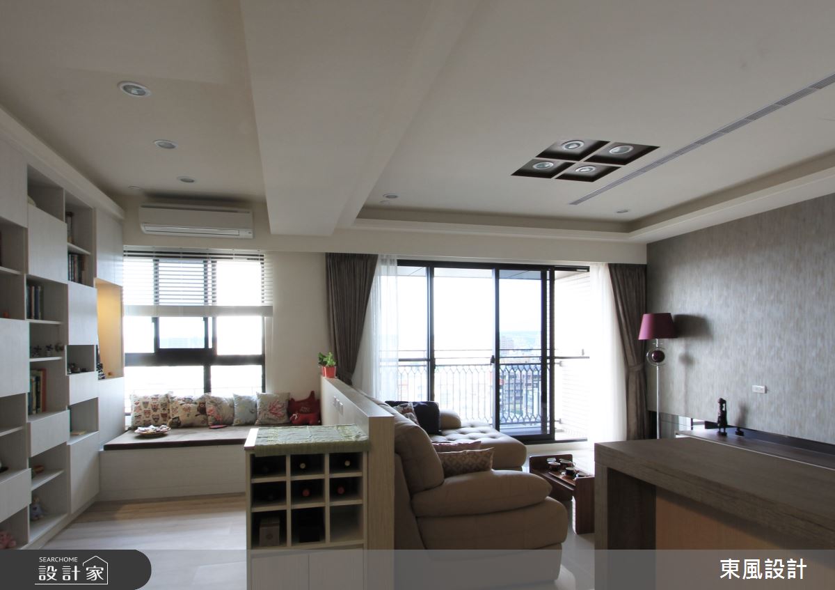 35坪新成屋(5年以下)＿北歐風書房臥榻案例圖片＿東風室內設計＿東風_31之9