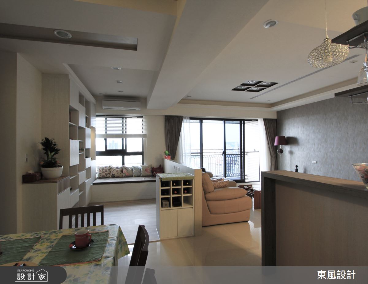 35坪新成屋(5年以下)＿北歐風書房臥榻案例圖片＿東風室內設計＿東風_31之10