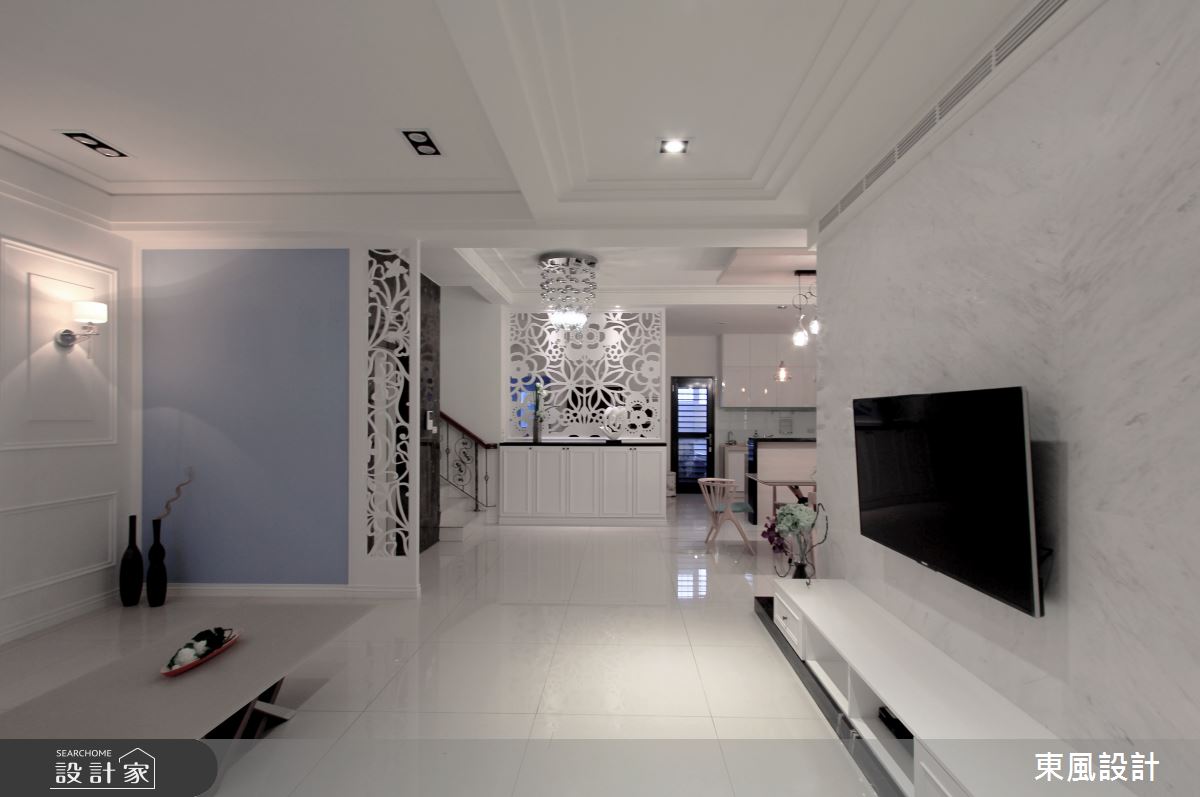 150坪新成屋(5年以下)＿美式風客廳案例圖片＿東風室內設計＿東風_32之3