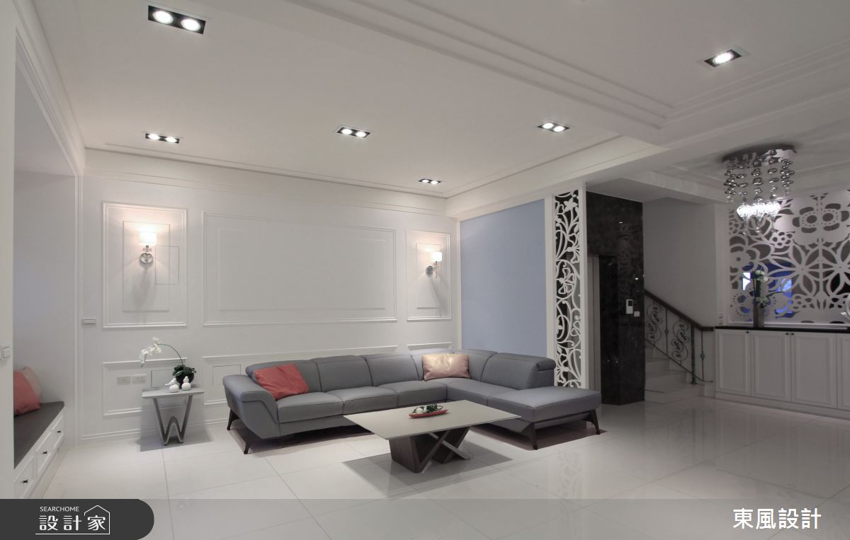 150坪新成屋(5年以下)＿美式風客廳案例圖片＿東風室內設計＿東風_32之4