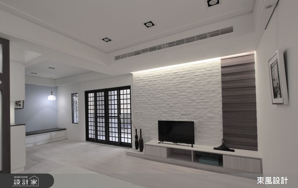 150坪新成屋(5年以下)＿美式風客廳案例圖片＿東風室內設計＿東風_32之10