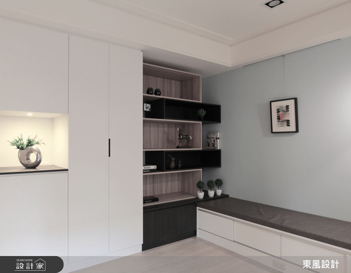 150坪新成屋(5年以下)＿美式風客廳臥榻案例圖片＿東風室內設計＿東風_32之11