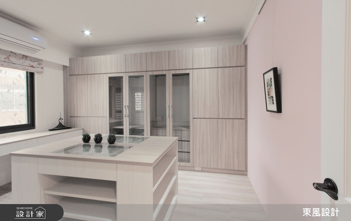 150坪新成屋(5年以下)＿美式風更衣間案例圖片＿東風室內設計＿東風_32之12