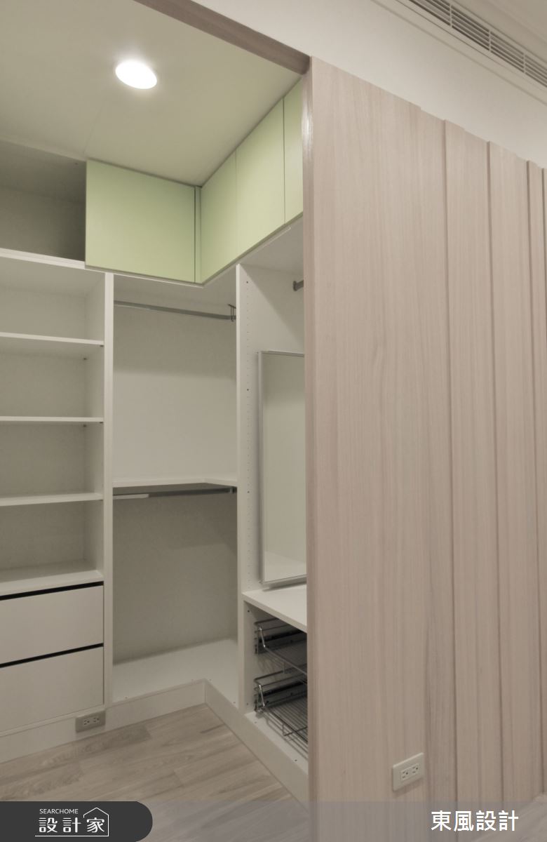 150坪新成屋(5年以下)＿美式風更衣間案例圖片＿東風室內設計＿東風_32之15