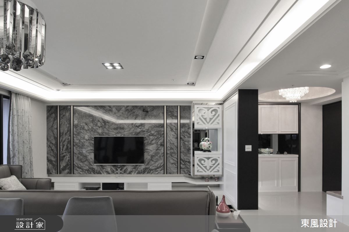 80坪新成屋(5年以下)＿新古典客廳案例圖片＿東風室內設計＿東風_33之4