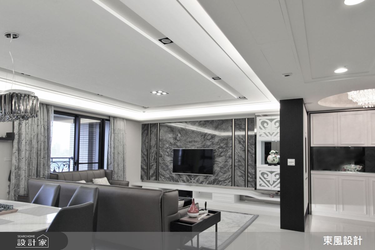 80坪新成屋(5年以下)＿新古典客廳案例圖片＿東風室內設計＿東風_33之3