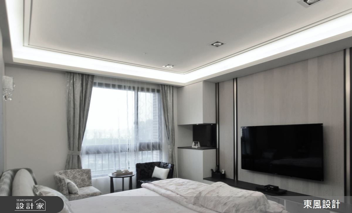 80坪新成屋(5年以下)＿新古典臥室案例圖片＿東風室內設計＿東風_33之10