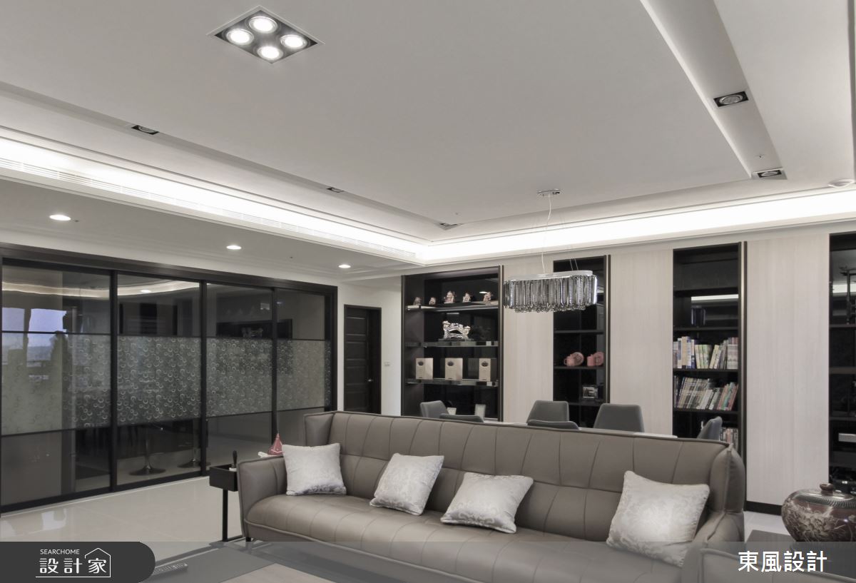 80坪新成屋(5年以下)＿新古典客廳案例圖片＿東風室內設計＿東風_33之5