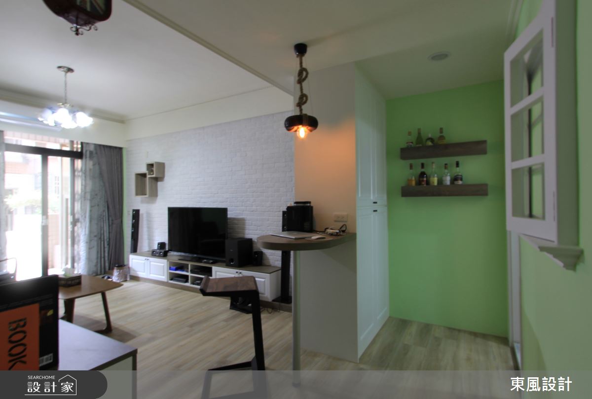 26坪老屋(16~30年)＿休閒風吧檯案例圖片＿東風室內設計＿東風_34之1