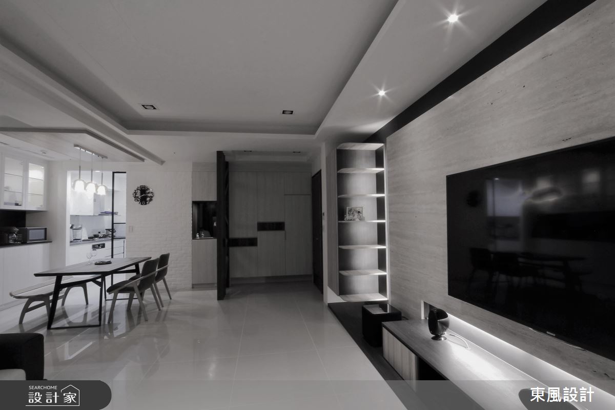 35坪新成屋(5年以下)＿現代風案例圖片＿東風室內設計＿東風_35之3