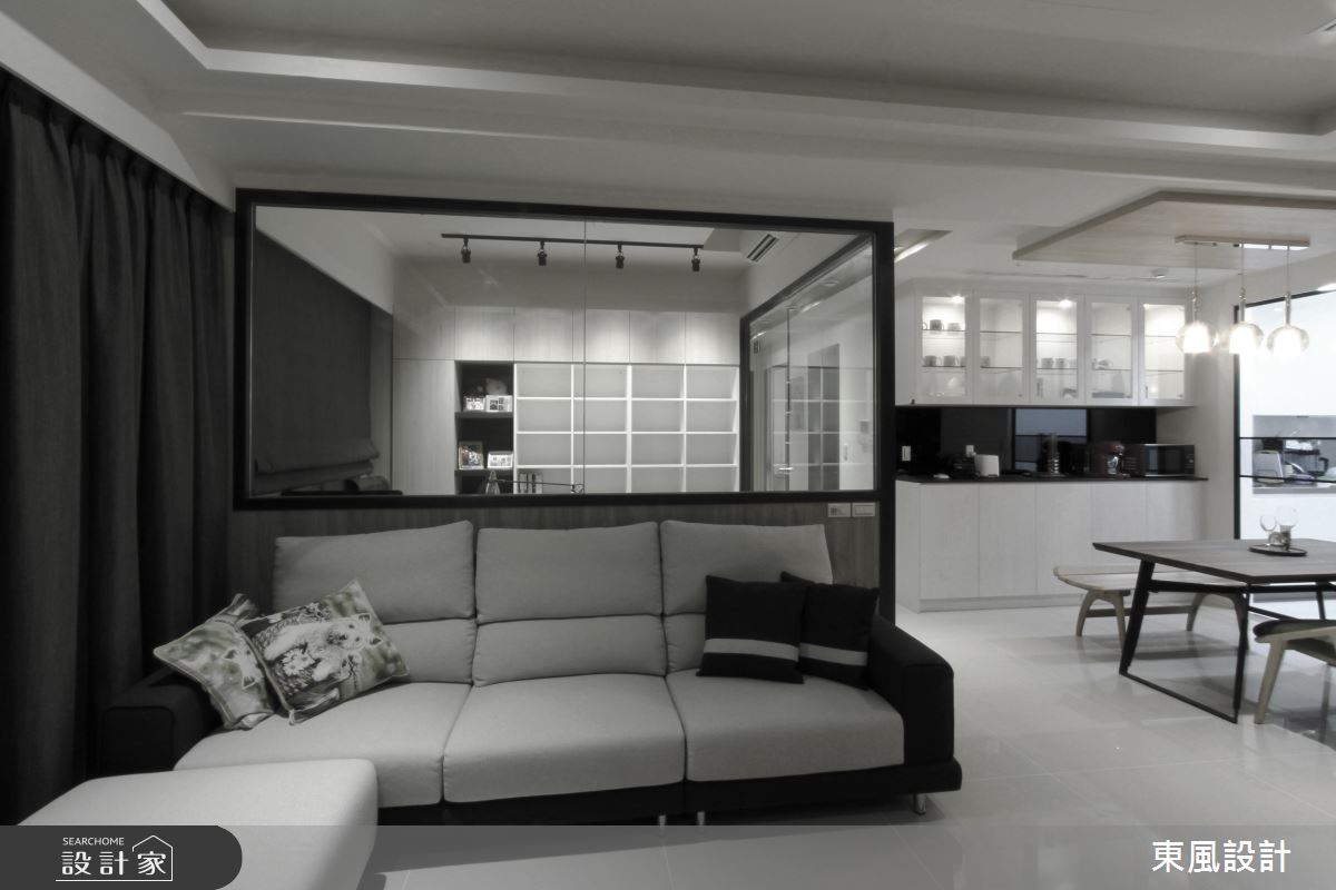 35坪新成屋(5年以下)＿現代風客廳案例圖片＿東風室內設計＿東風_35之7