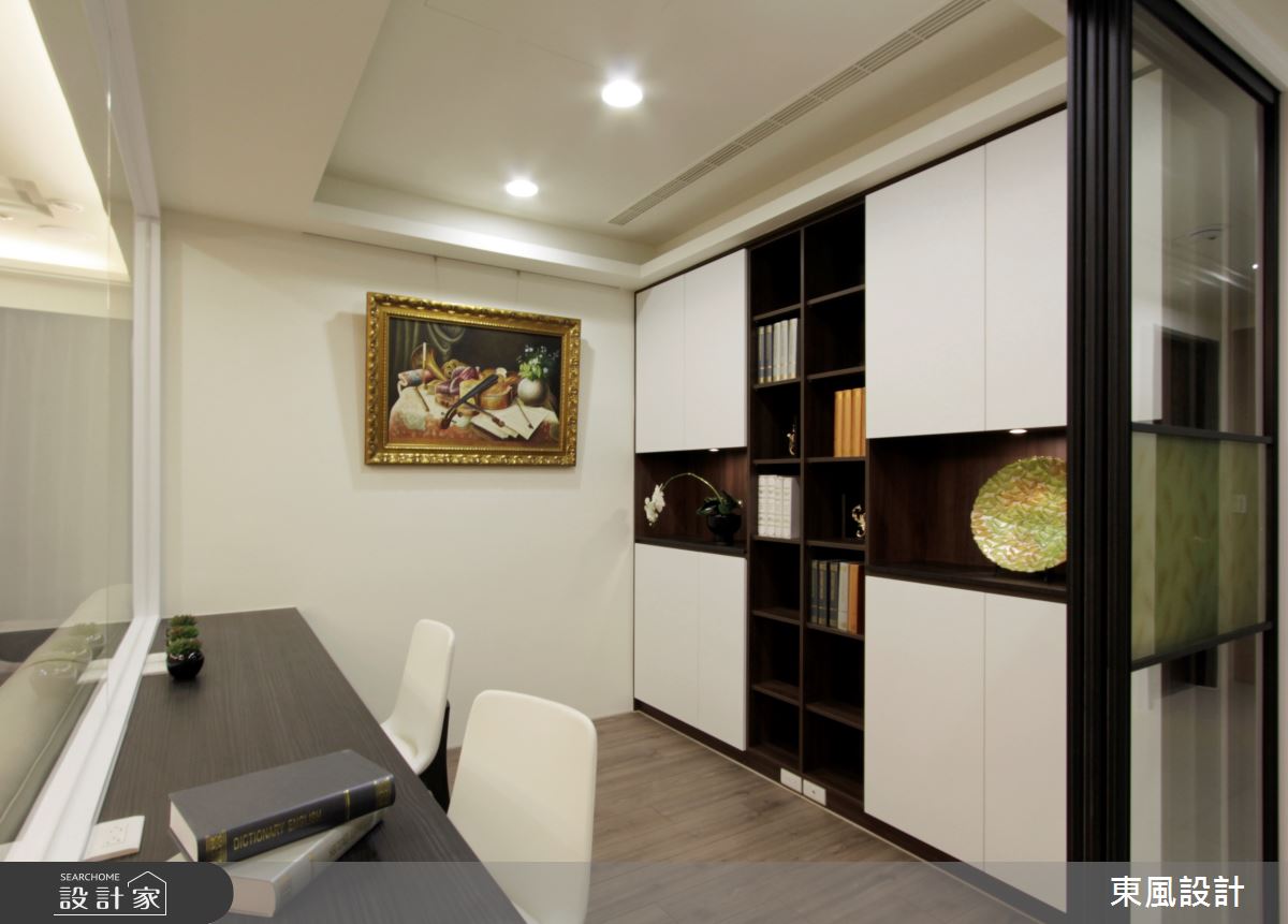 35坪新成屋(5年以下)＿新古典書房案例圖片＿東風室內設計＿東風_36之8