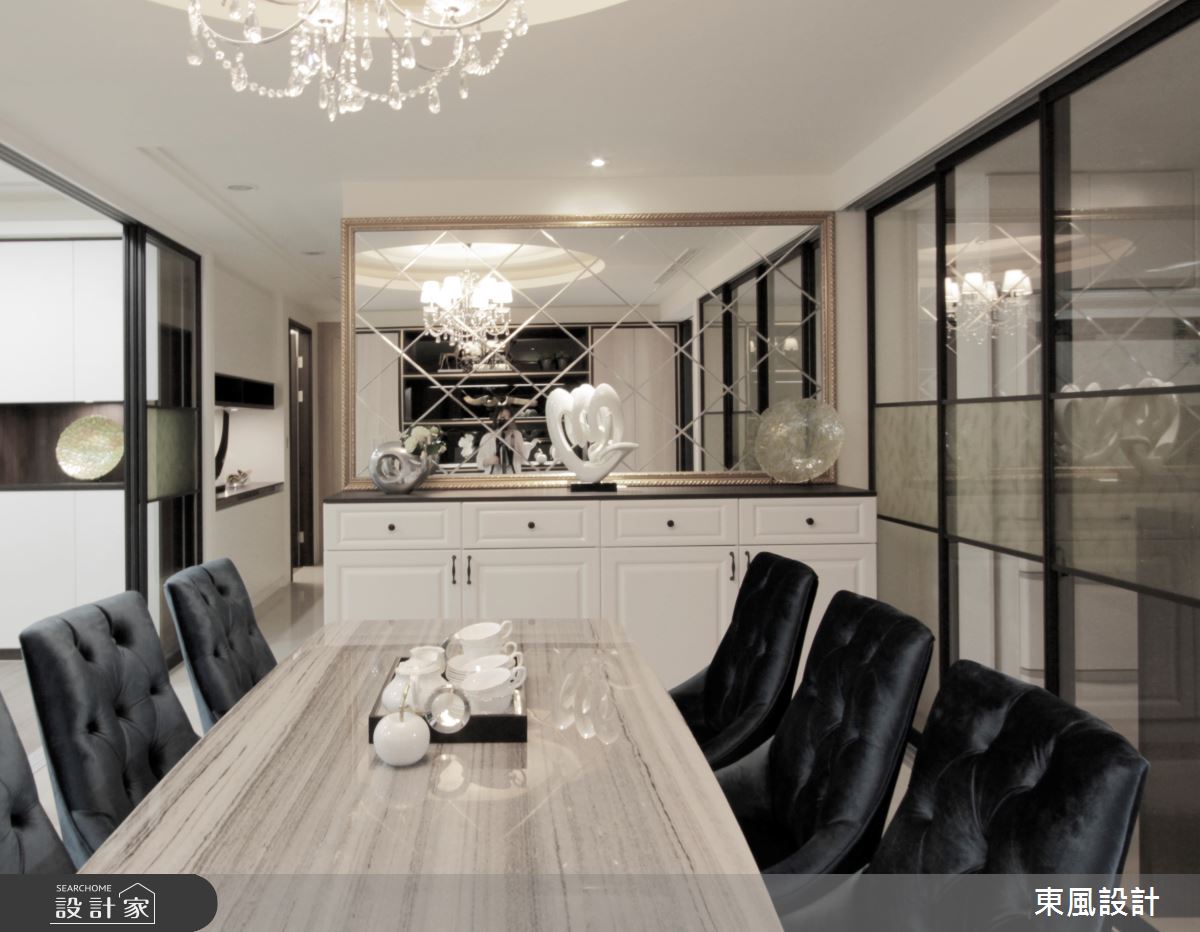 35坪新成屋(5年以下)＿新古典餐廳案例圖片＿東風室內設計＿東風_36之5