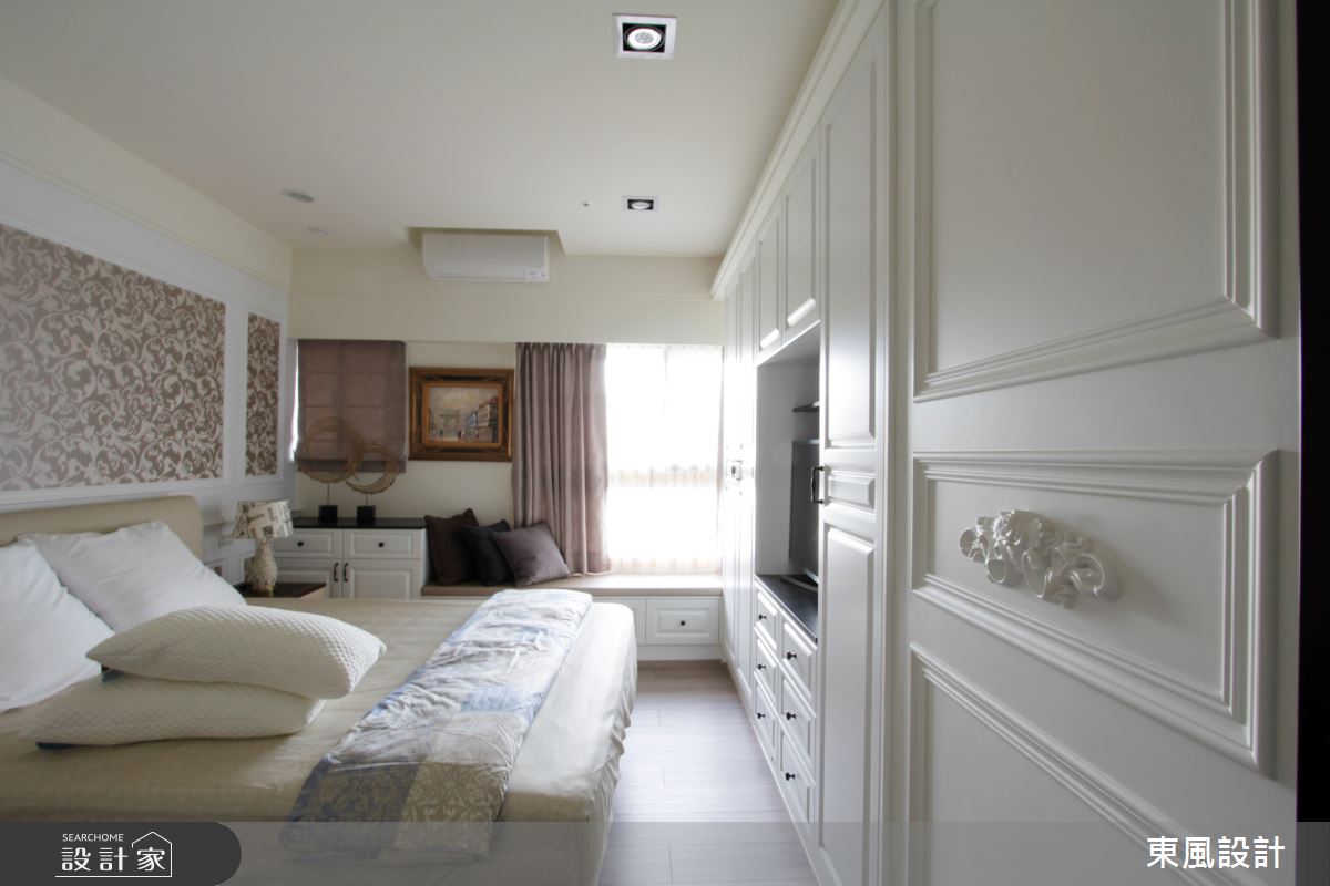 35坪新成屋(5年以下)＿新古典臥室臥榻案例圖片＿東風室內設計＿東風_36之9