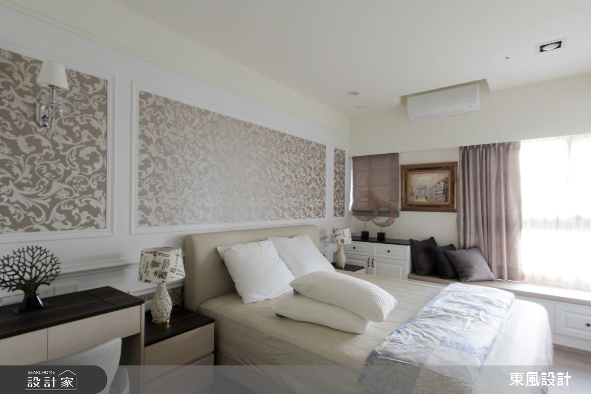 35坪新成屋(5年以下)＿新古典臥室臥榻案例圖片＿東風室內設計＿東風_36之11