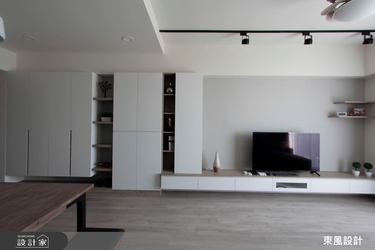26坪新成屋(5年以下)＿簡約風客廳案例圖片＿東風室內設計＿東風_38之3