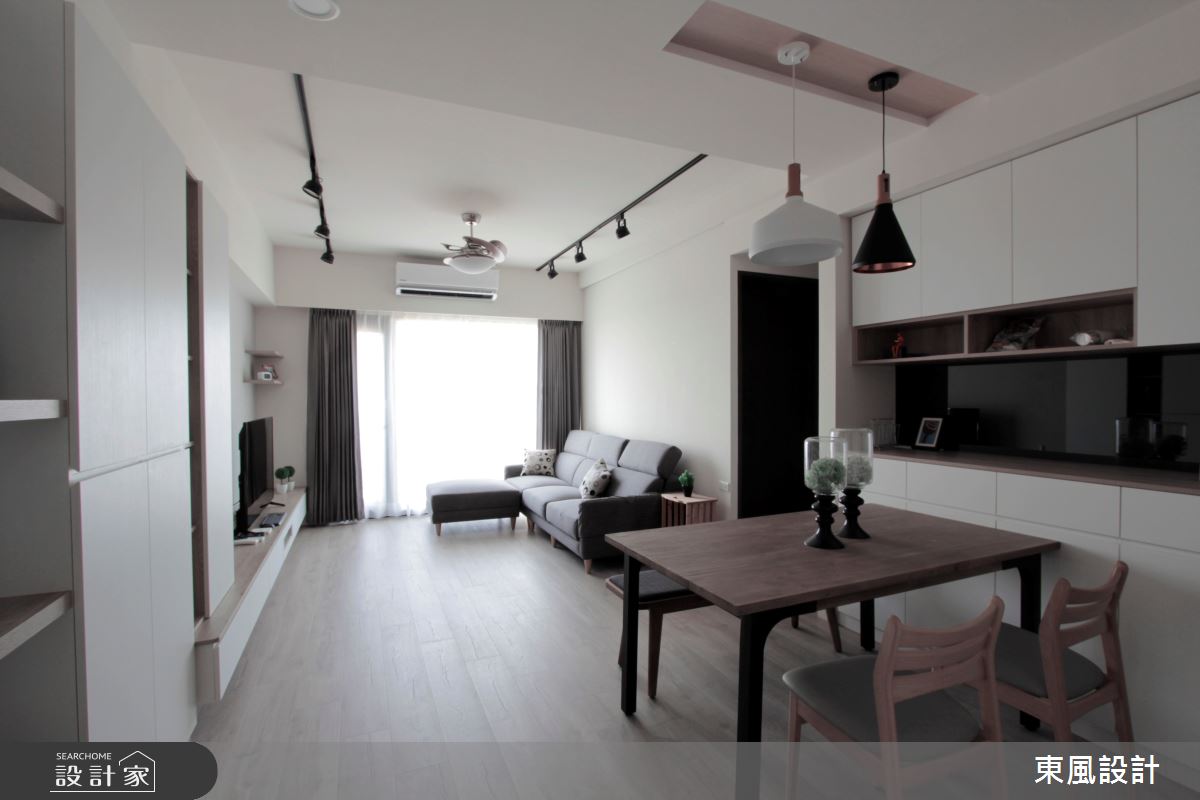 26坪新成屋(5年以下)＿簡約風客廳案例圖片＿東風室內設計＿東風_38之4