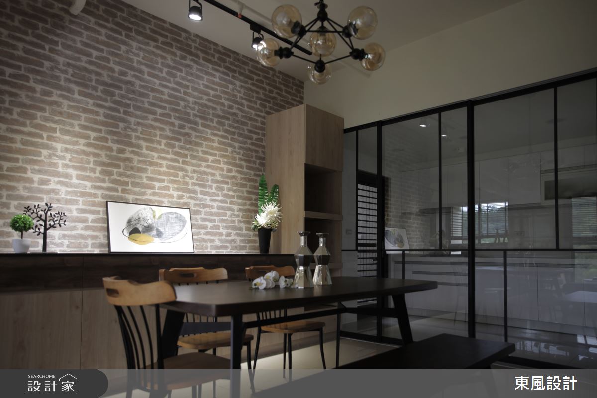 35坪新成屋(5年以下)＿工業風餐廳案例圖片＿東風室內設計＿東風_40之5