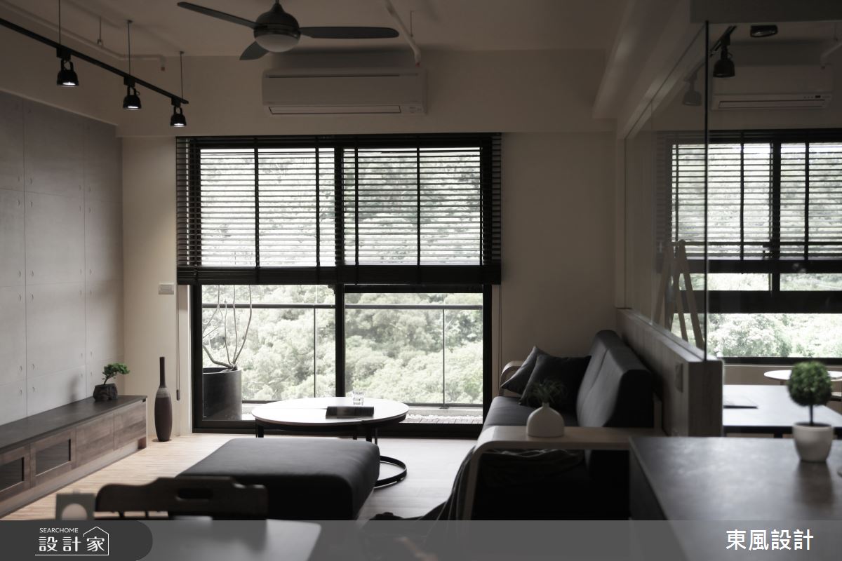 35坪新成屋(5年以下)＿工業風客廳案例圖片＿東風室內設計＿東風_40之3