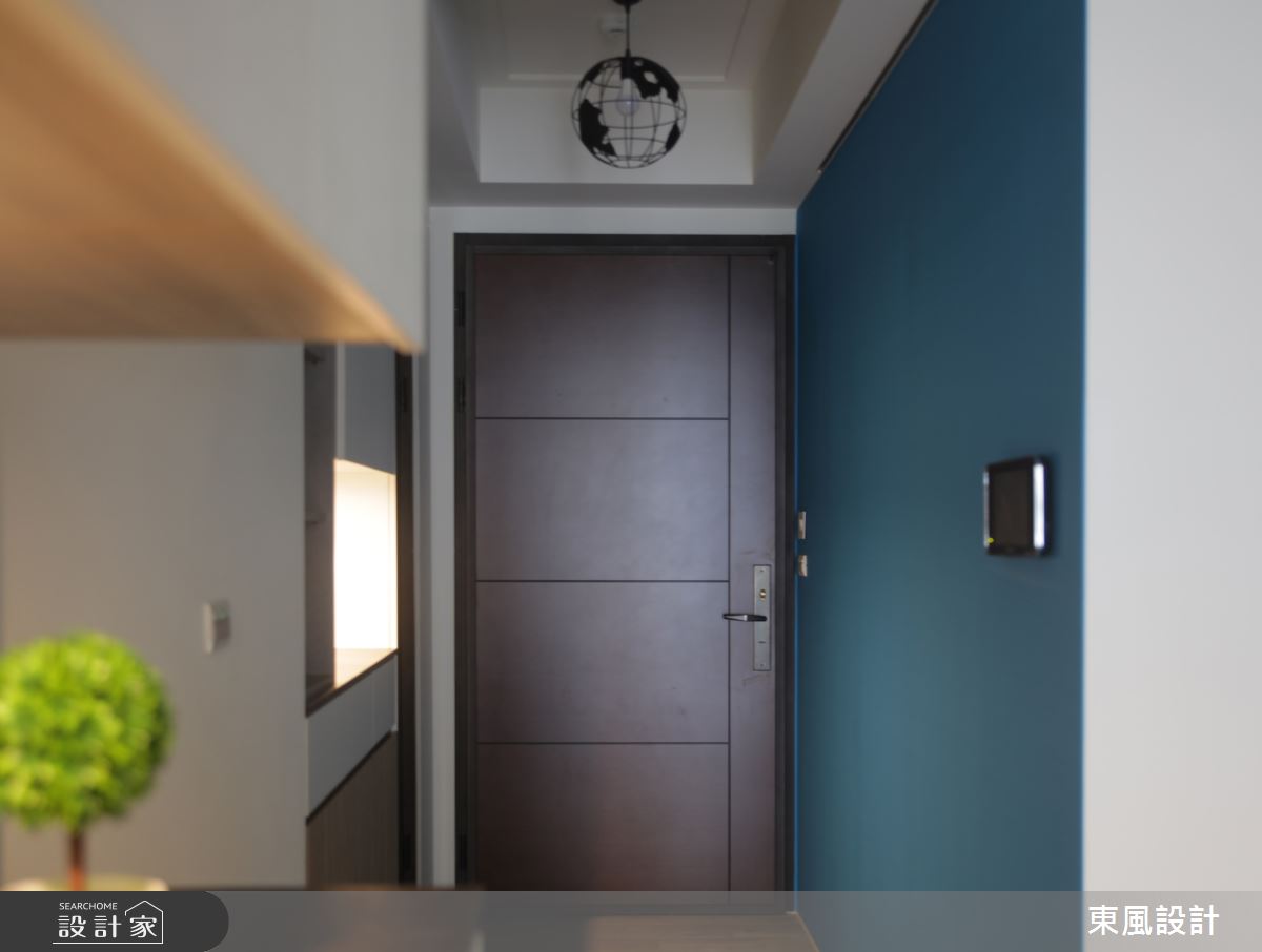 26坪新成屋(5年以下)＿休閒風玄關案例圖片＿東風室內設計＿東風_41之1