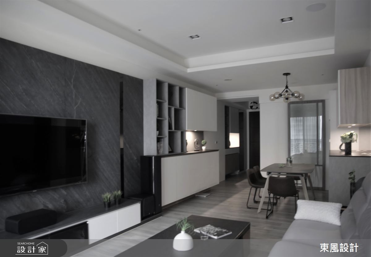 26坪新成屋(5年以下)＿休閒風客廳餐廳案例圖片＿東風室內設計＿東風_41之7