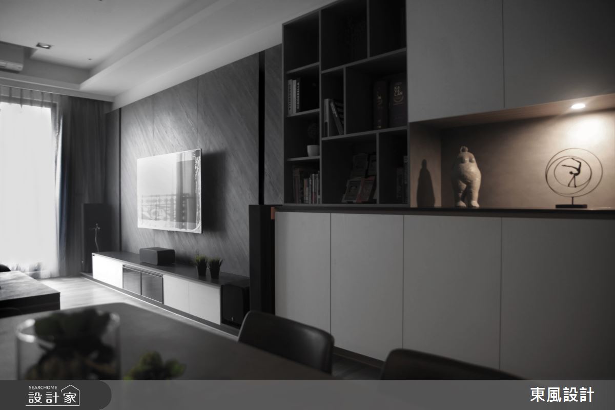 26坪新成屋(5年以下)＿休閒風客廳餐廳案例圖片＿東風室內設計＿東風_41之5