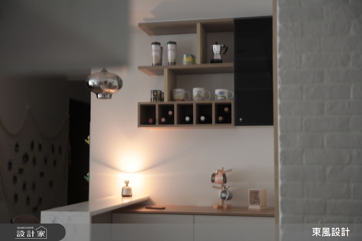25坪新成屋(5年以下)＿休閒風吧檯案例圖片＿東風室內設計＿東風_42之9
