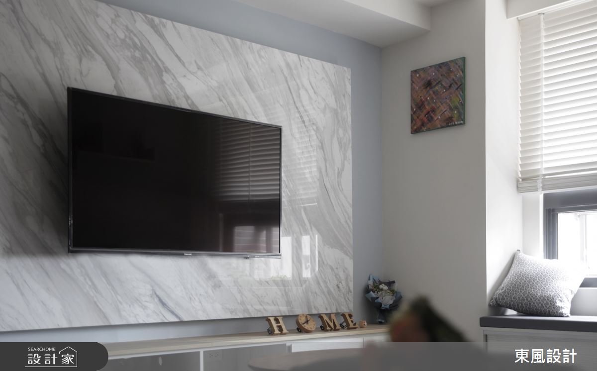 25坪新成屋(5年以下)＿休閒風客廳案例圖片＿東風室內設計＿東風_42之4