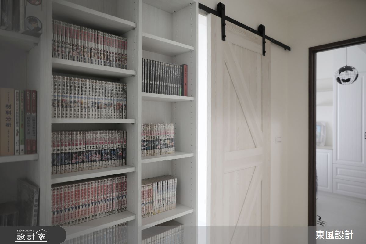 35坪新成屋(5年以下)＿美式風書房案例圖片＿東風室內設計＿東風_44_新竹之9