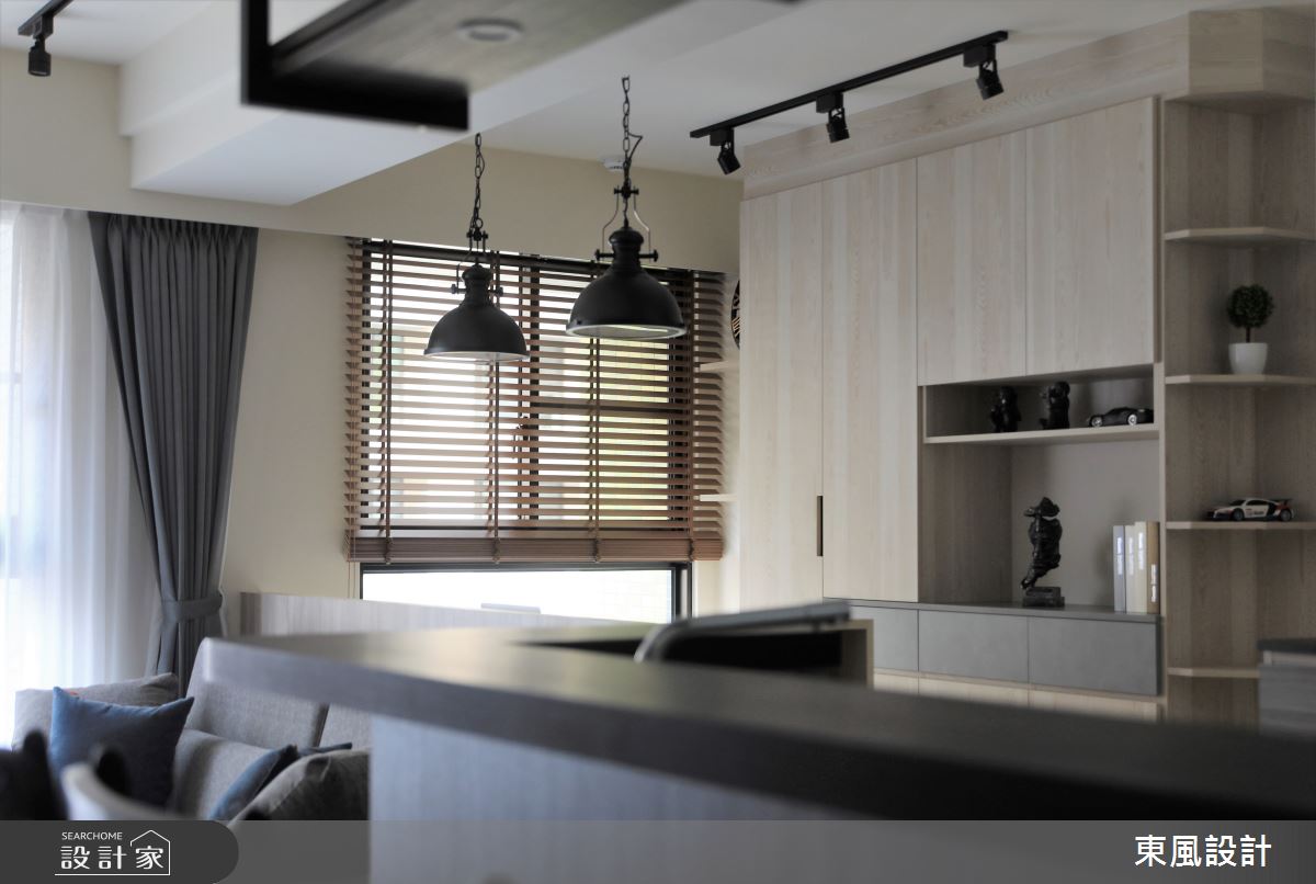 35坪新成屋(5年以下)＿工業風書房案例圖片＿東風室內設計＿東風_45_新竹之8