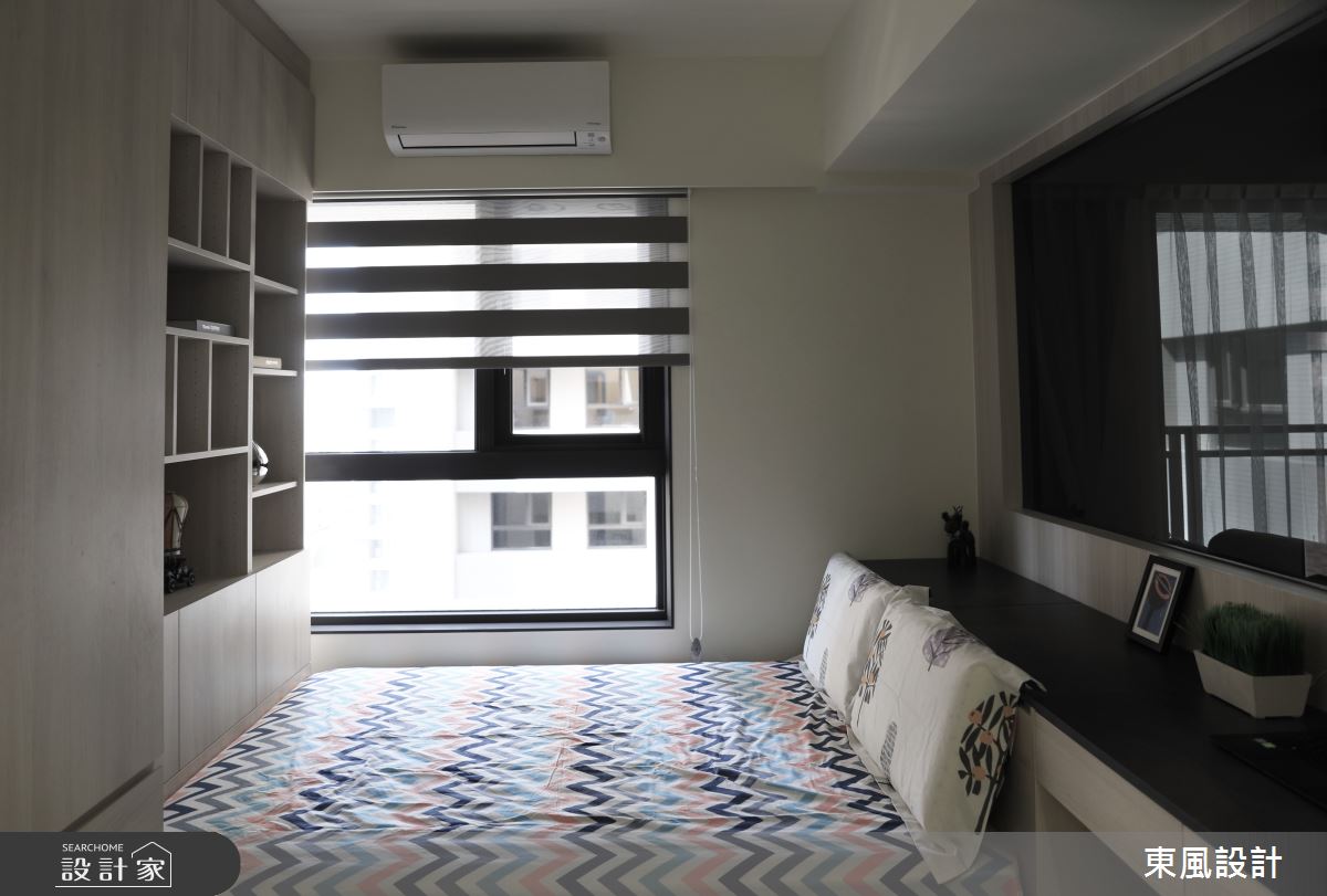 30坪新成屋(5年以下)＿現代風臥室案例圖片＿東風室內設計＿東風_46_新竹之7